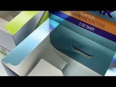 Ματ χάρτινο κουτί συσκευασίας πλαστικοποίησης για λάδι CBD